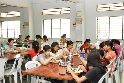 Hostel dining hall for resident meals